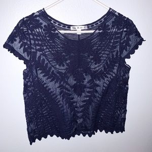 Mesh and Lace blouse